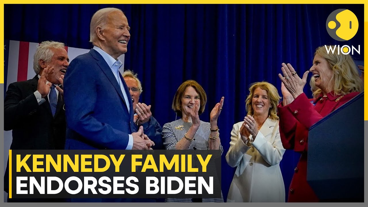 US: Kennedy family endorses Joe Biden for President over their relative RFK | WION News
