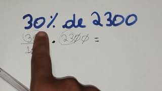 30% of 2300 - Percentage - How to Calculate