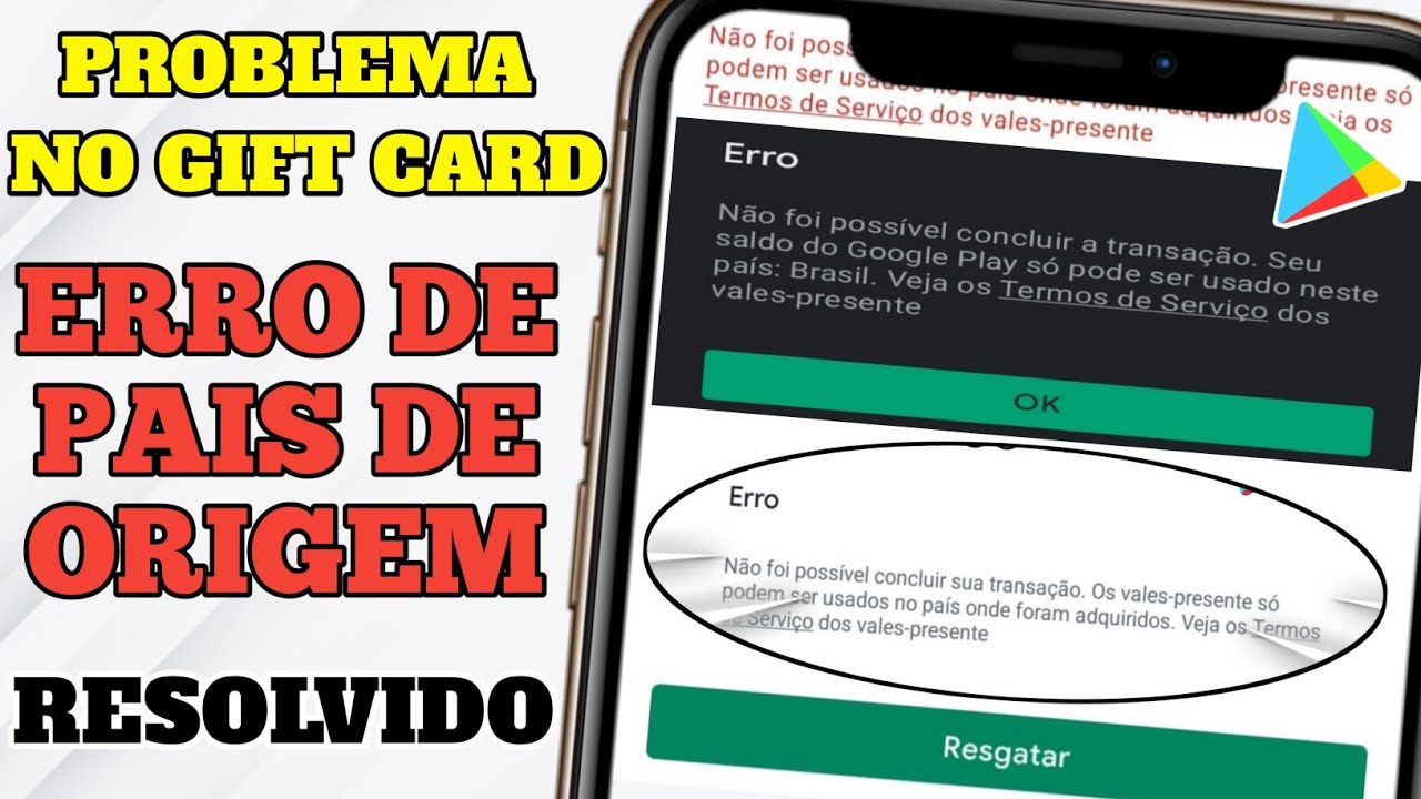 Erro ao resgatar código Google Play? Como resolver o problema no