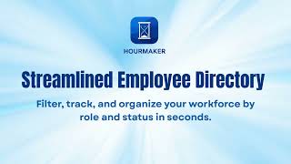 How to Manage Employee Directories & User Roles | Hourmaker