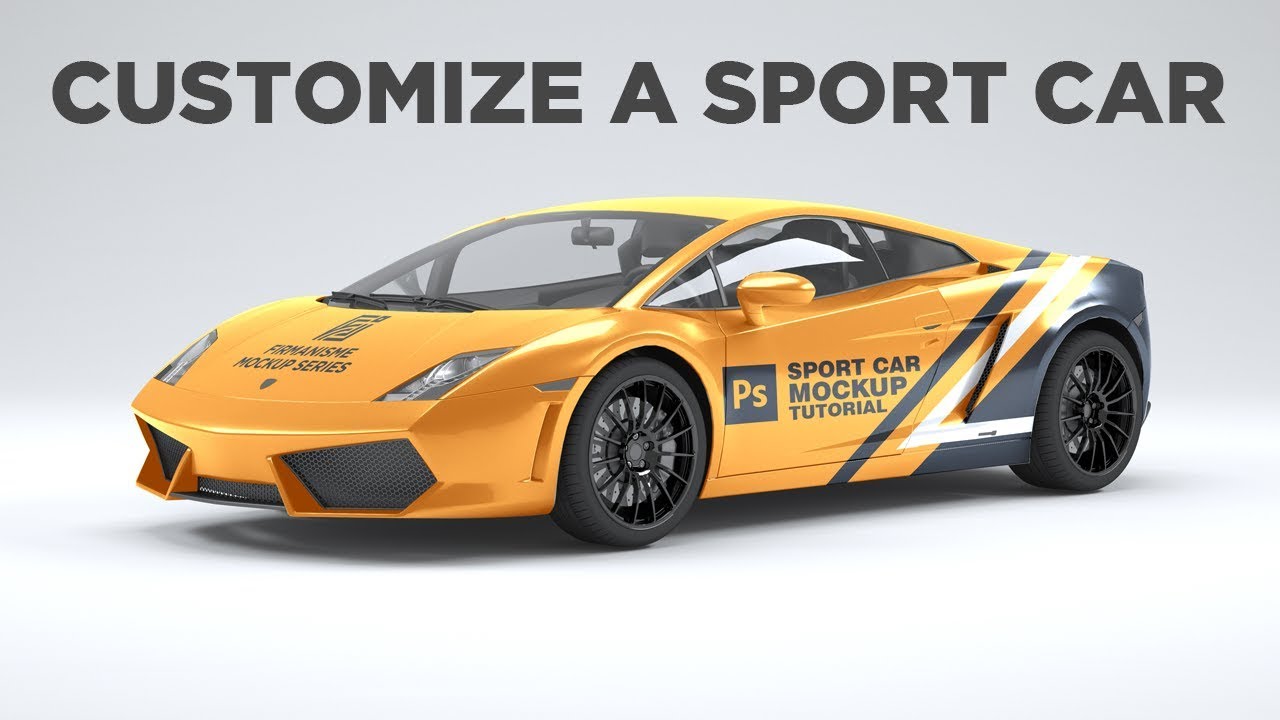 Download Photoshop Tutorial #8 Sport Car Mockup Tutorial - YouTube