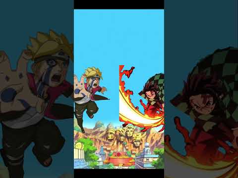 Boruto Vs Tanjiro Anime Boruto Tanjiro Shorts Viralshort Animeshorts 