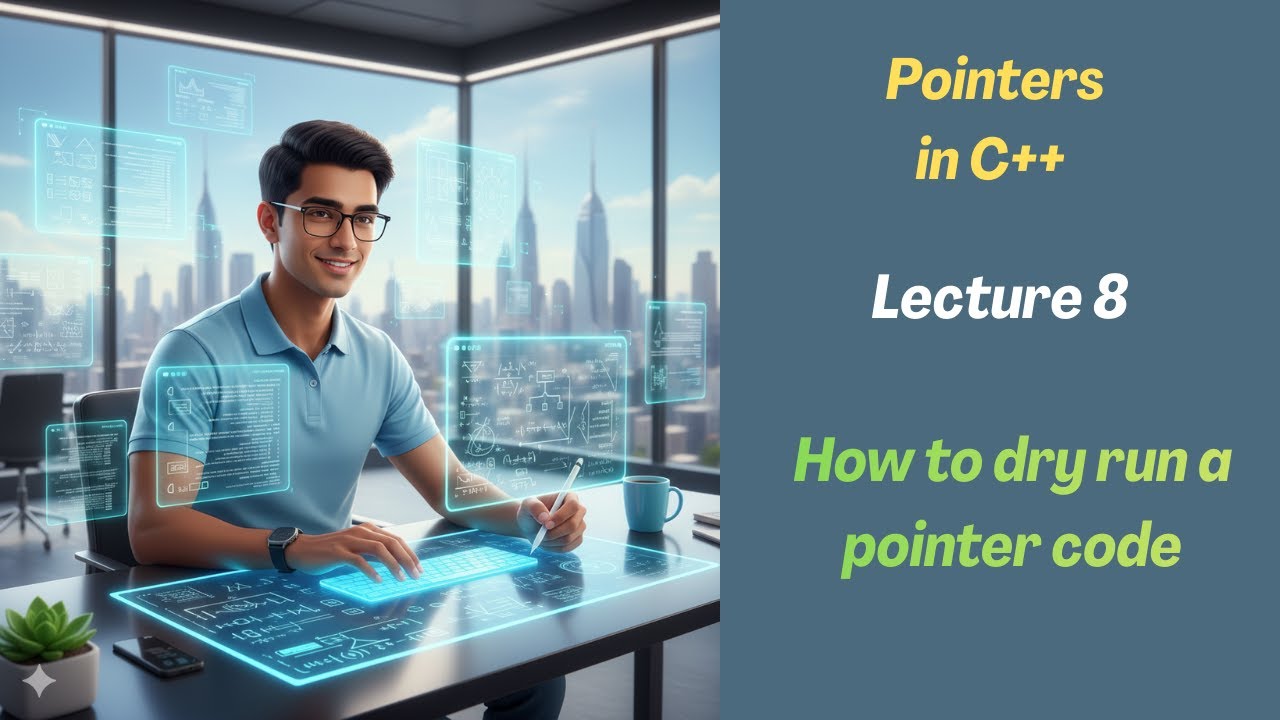 How to Dry Run | Pointers in C++ | Lecture 8 - YouTube