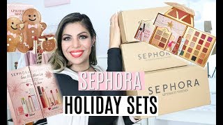 SEPHORA HOLIDAY GIFT SETS 2019 UNBOXING!  Gift Guide HUGE SEPHORA HAUL + GIVEAWAY