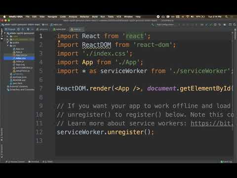React JS Single Page Applications   Root DIV, React, ReactDOM, Render   cs4550   w4 1 4030