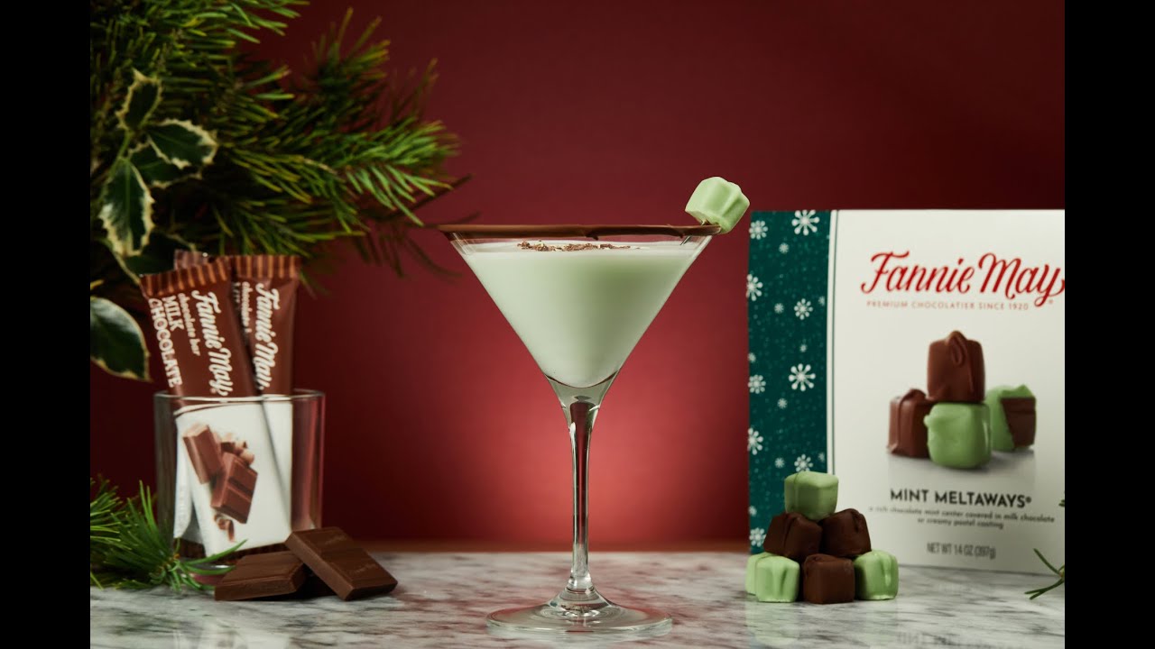 Fannie May Mint Meltaway Martini!