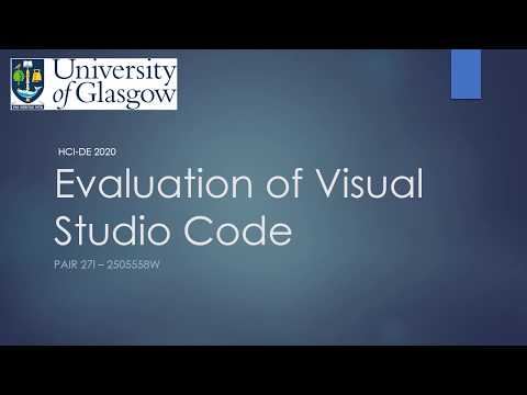 HCIDE - VSCode Evaluation