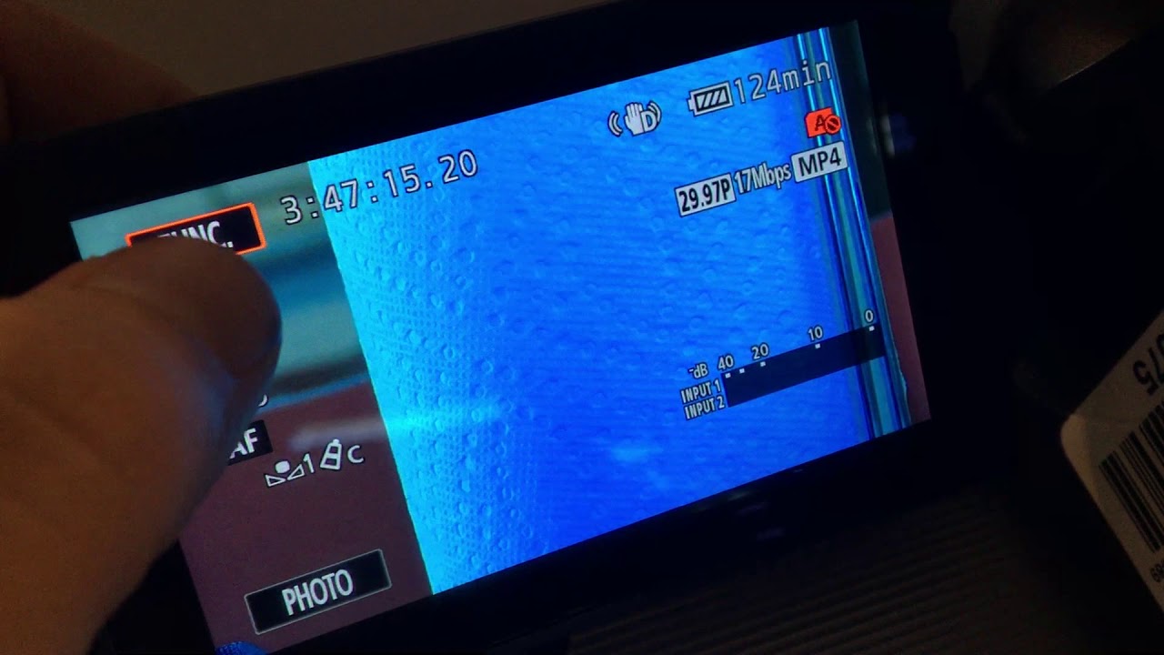 Setting White Balance XA20