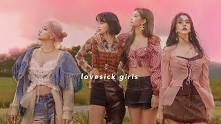 blackpink - lovesick girls (sped up) Resimi