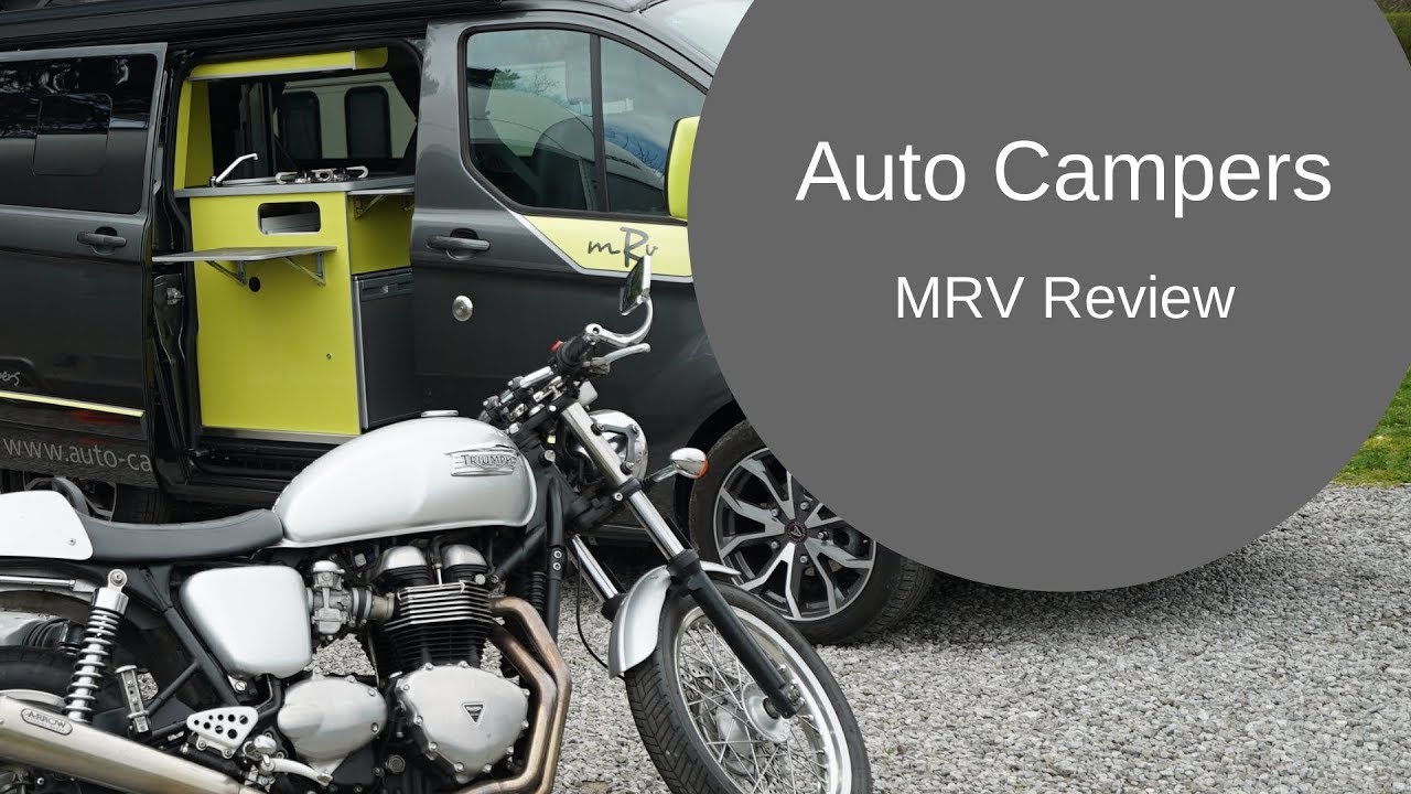 The Camper Van that carries a MOTORCYCLE! Auto-Campers MRV Review [CC] -  YouTube