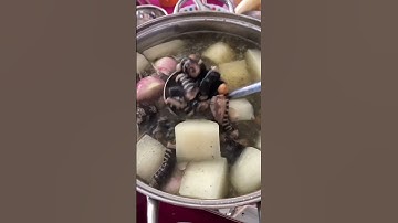 Rắn trung hầm xã củ cải trắng #eat #eating #shorts #food