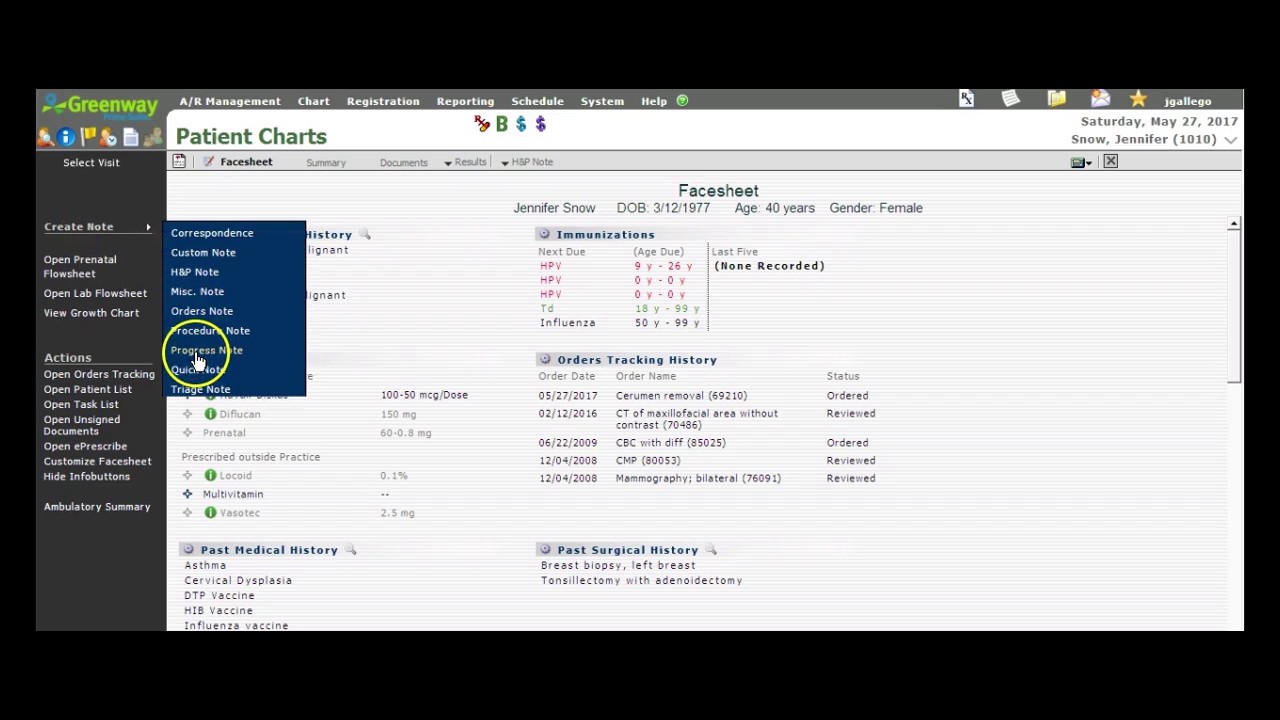 Greenway Prime Suite EHR: 6 Minute Video Clinical Demo - YouTube