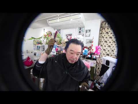 【音フェチ】ヘアマニキュアしてるまさよCをのぞき見【ASMR】I do a hair manicure and look up to Masayoshi senpai