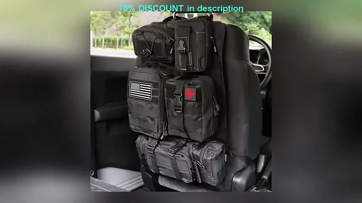 A must-have product! High Quality Multifunction 55*37CM 600D 6PCS In 1 Car Back Seat Tactical Hang