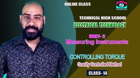 Electrical measuring instruments | gravity control method | suresh nedumpulli