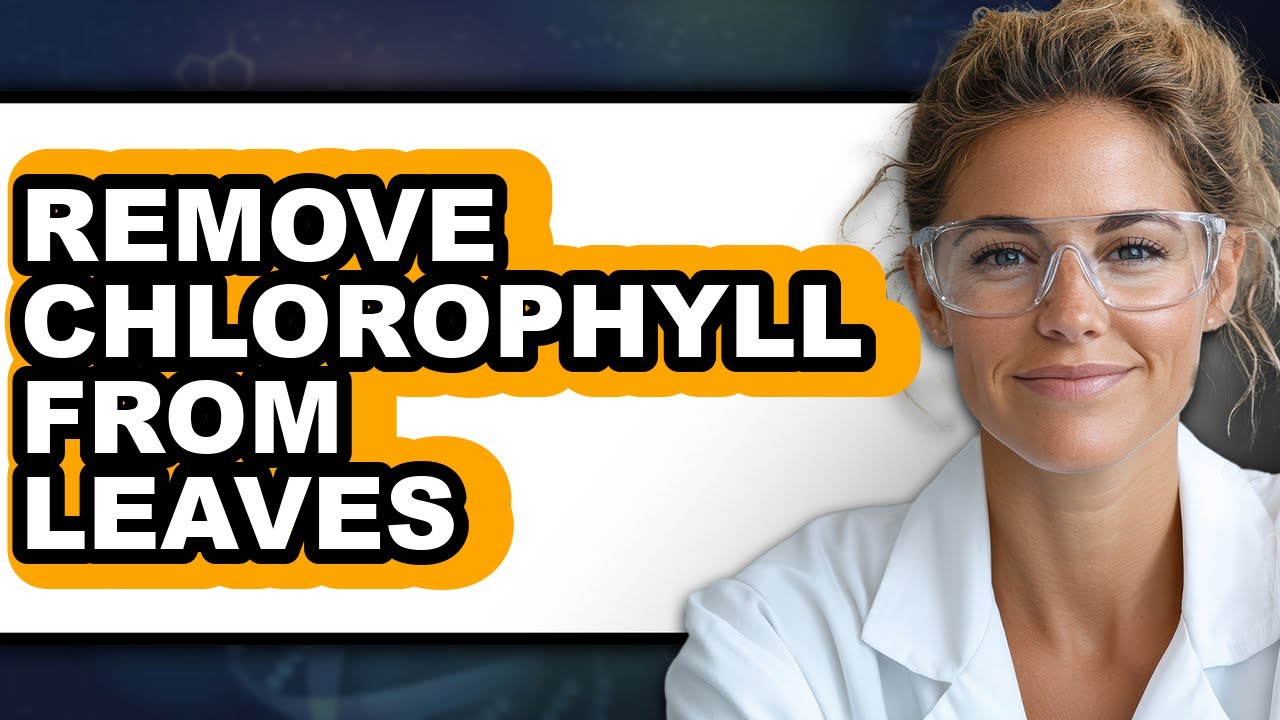 How to Remove Chlorophyll from Leaves - Easy Guide