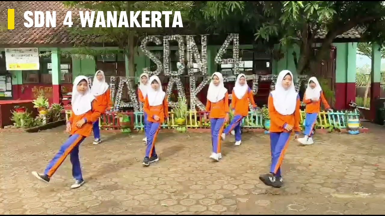 Senam Anak Indonesia Hebat SDN 4 Wanakerta