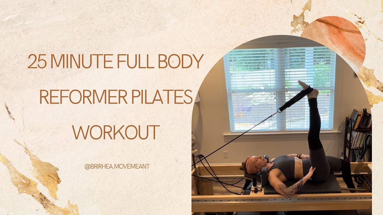 25 Min reformer full body flow. 1 red spring