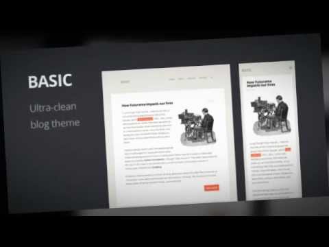 Basic - Ultra-clean Responsive WordPress Theme + Download