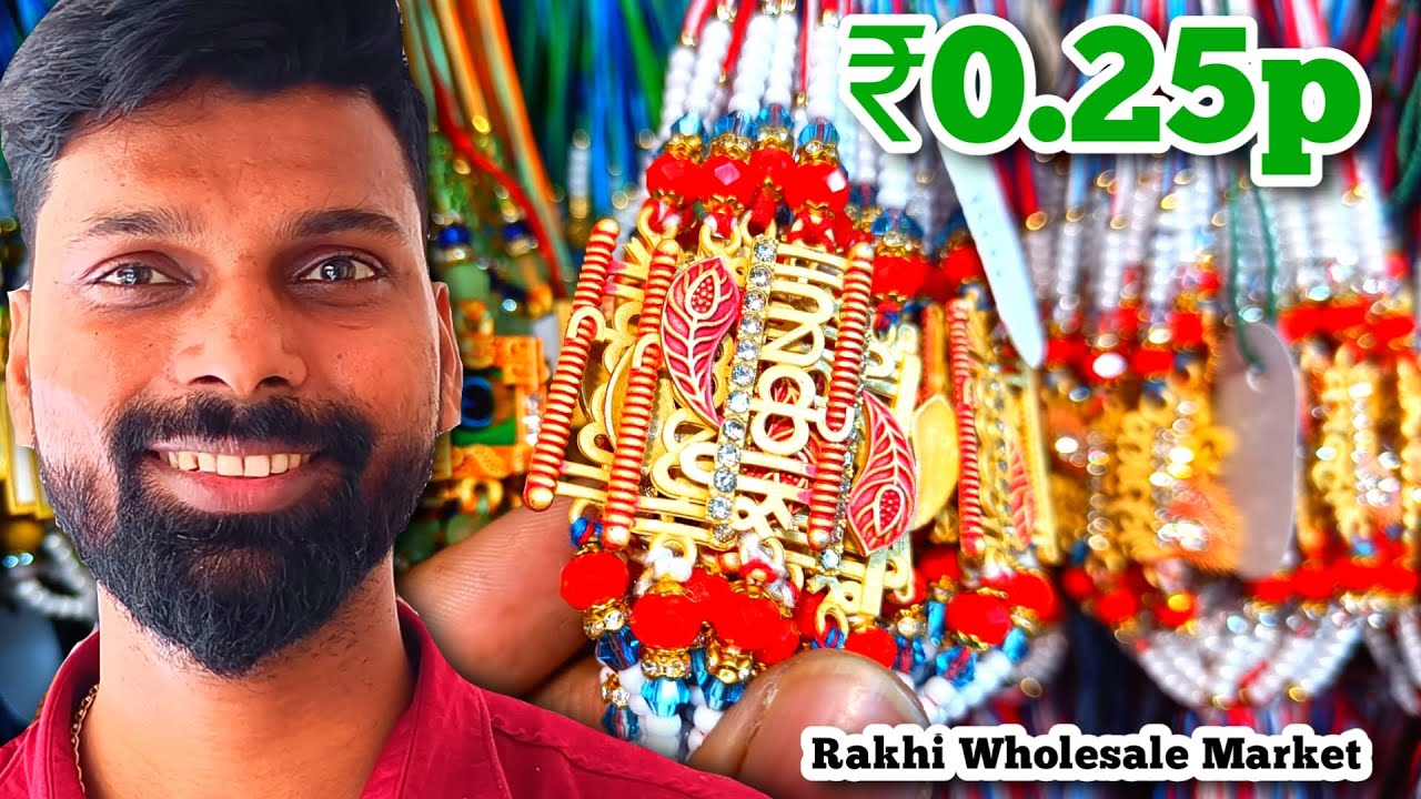 Wholesale Rakhi Market at Cheapest Price | Rakhi Wholesale Market Mumbai Bhuleshwar