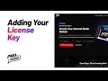 Add your own key - All in One Radio Website - Pro Radio tutorial (invalid license error fix)