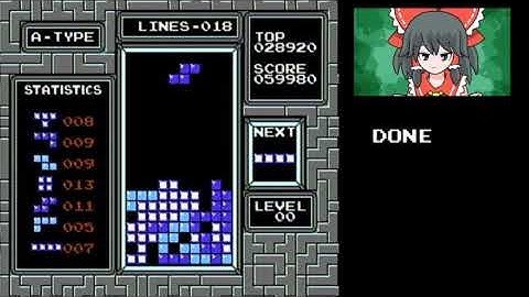 NES Tetris - Theoretical Level 30 + Tetris on Level 29