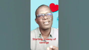 To Start A Project Is A Way Of Savings Dholuo Investment Wealth Money 