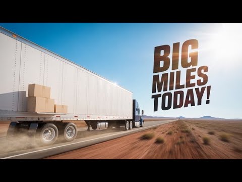 Big Miles Today! 🚛 Arizona to Texas on US60 US70 & I-10 - YouTube