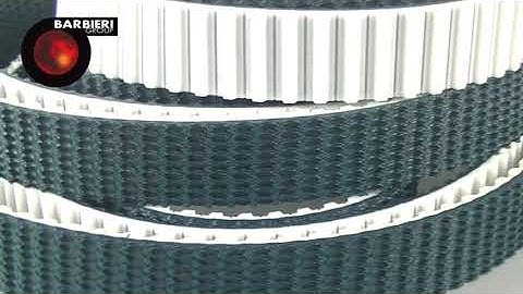 PVC dark green supergrip timing belt for glass cutting machine,BARBIERI PU timing belt