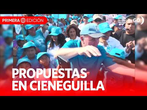 López Aliaga presents his proposals in Cieneguilla | Midday Edition | Peru News