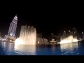 Dubai Mall Fountain on a GoPro Camera Arabic Music