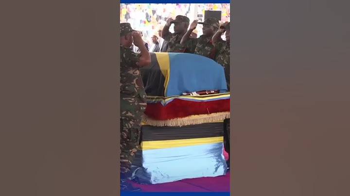 Safari ya Mwisho Mzee wetu Rais wa awamu ya Pili Ali Hassan Mwinyi leo March 2 ulale salama
