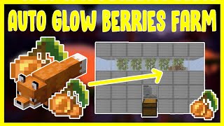 *NEW* Auto Glow Berry Farm in Minecraft 1.17