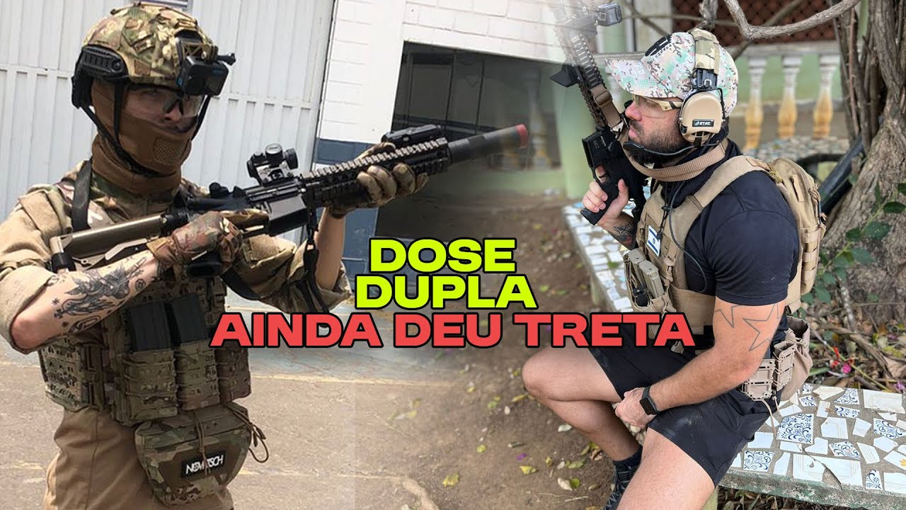 TRETA & GAMEPLAY EM DOSE DUPLA! Airsoft