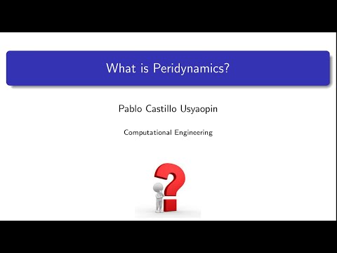 Introduction to Peridynamics