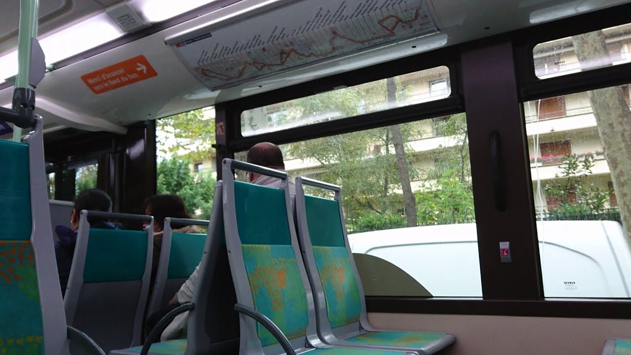 Trajet ligne 82 en IVECO Urbanway Hybride-électrique 2016 - bus RATP Paris