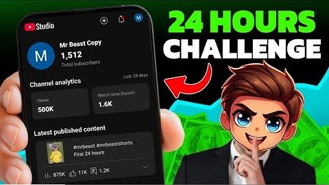 24 HOURS Challenge ( Shoking Result ) How To Grow Shorts Channel From 0 Subscribers