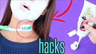 7 TOOTHPASTE BEAUTY HACKS YOU MUST KNOW !!