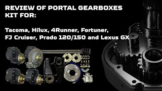 Review of bolt-on portal gearboxes kit for Toyota SUVs with independent front suspension(in English)