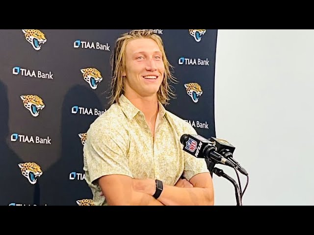Trevor Lawrence post game press conference following initial preseason game appearance