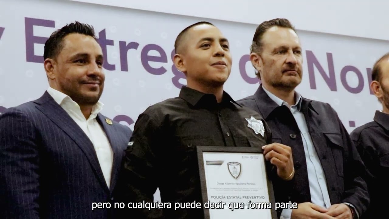 Rinden protesta nuevos elementos de la Policía Estatal 👮‍♀️👮‍♂️🚔