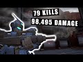 Pale rider 5v6 carry 98000 dmg 79 kills  gundam evolution