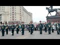 Военный оркестр 154 отдельного комендантского Преображенского полка 17.08.19 в Александровском саду