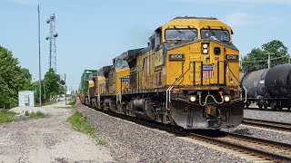 UP 6706 LEADS ZLCG2 train!!!