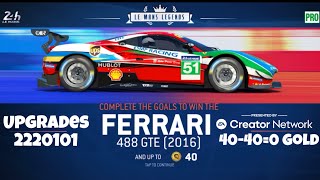 Le Mans Legends @ Gold Neutral • Ferrari 488 GTE screenshot 3