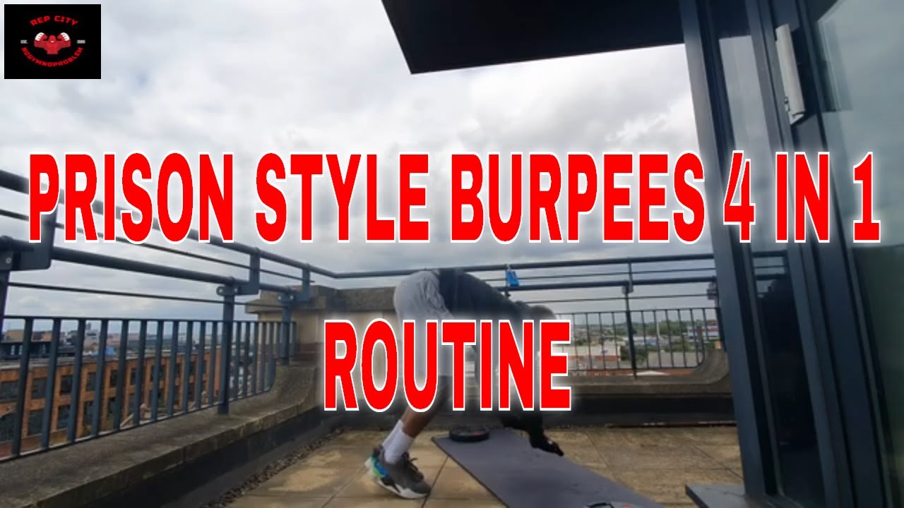 Prison Style Burpees 4 In 1 Routine YouTube