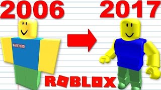 evolution of my roblox character (updated)
