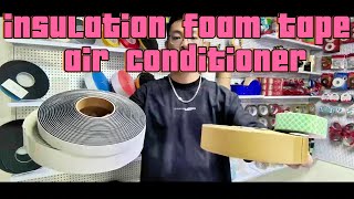 Foam pipe wrap insulation tape foam insulation tape adhesive foam insulation seam tape