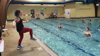 Aqua Zumba Valentine's Day for demonstration purposes only "Save a Horse Ride a Cowboy"  Big & Rich