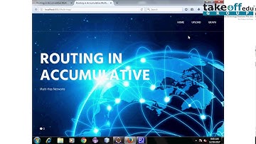 Routing in Accumulative Multi-Hop Networks || Web Applications Projects || Java Projects